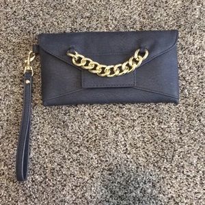 Navy clutch.